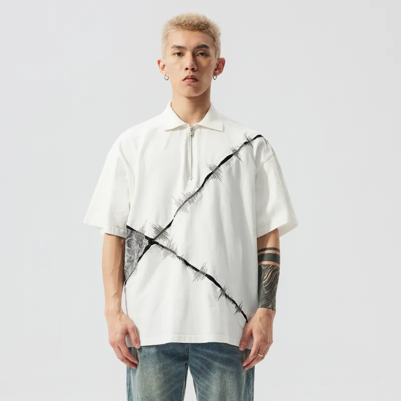 XINYINSU 24SS Polo Shirt Unisex White-3