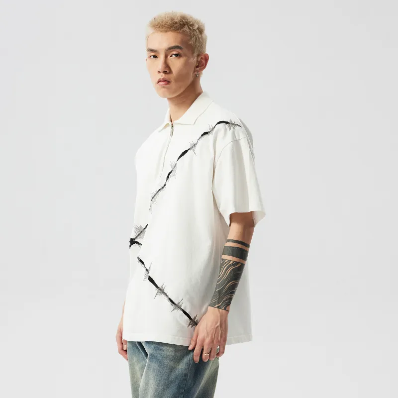 XINYINSU 24SS Polo Shirt Unisex White-5