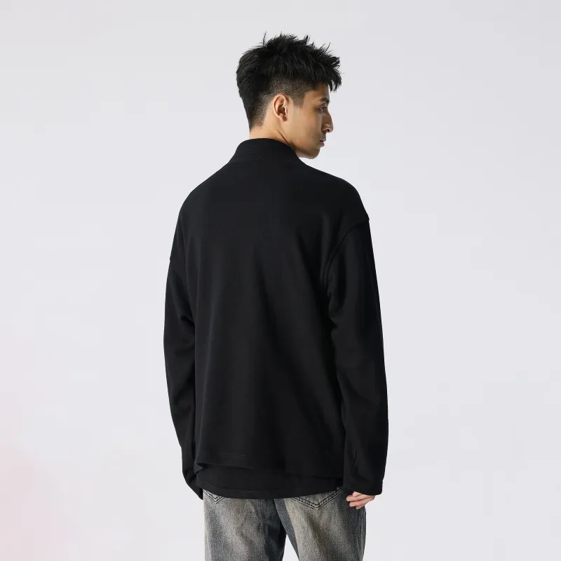 XINYINSU Jackets Coats Unisex Black-4