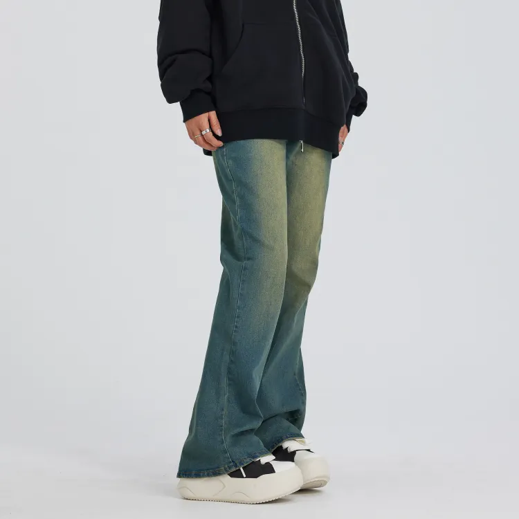 j brand yellow cropped jeans