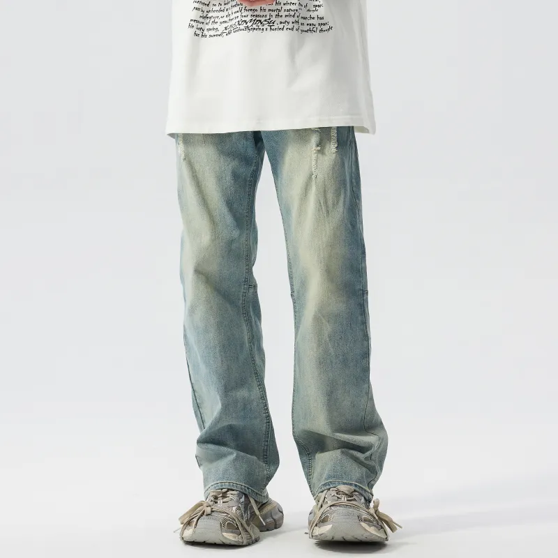 XINYINSU Jeans Unisex-3