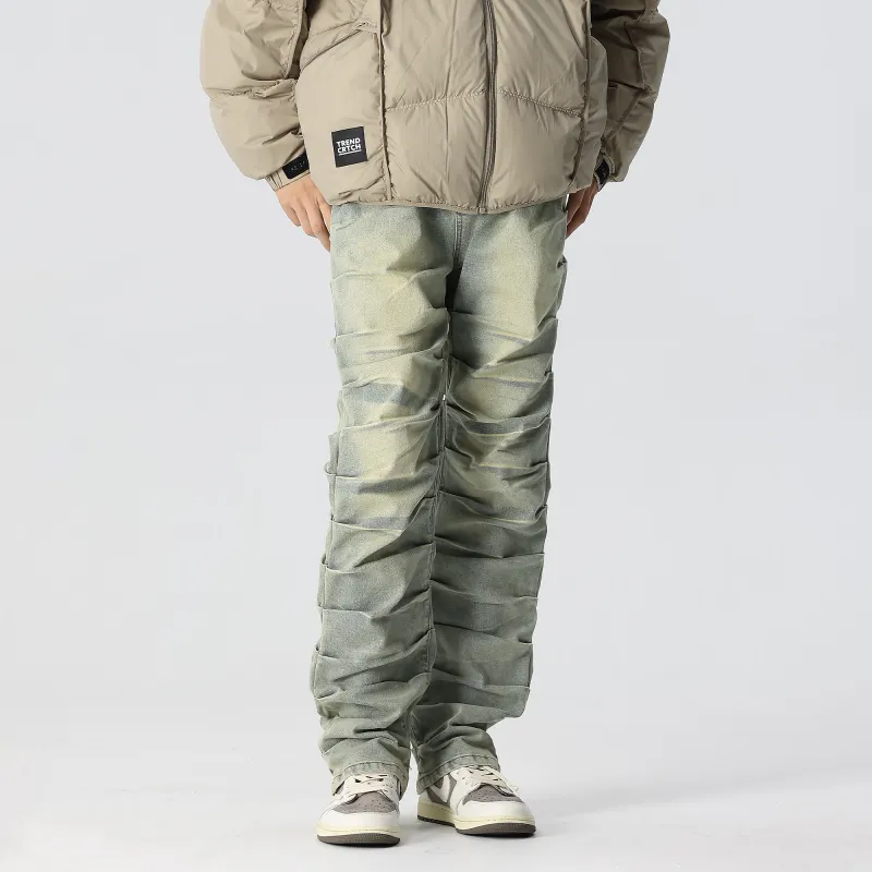 XINYINSU Jeans Unisex-11