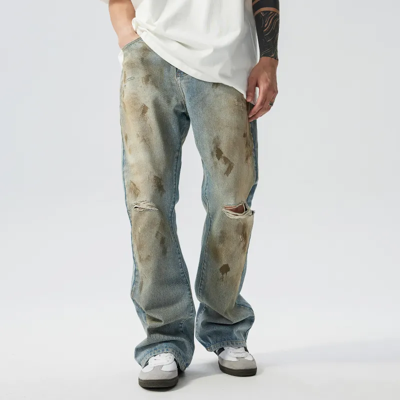 XINYINSU Jeans Unisex Blue-2
