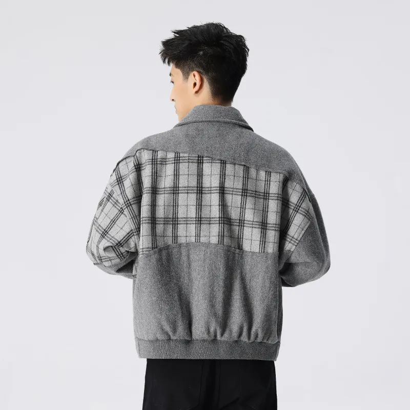XINYINSU Jackets Coats Unisex Gray-4