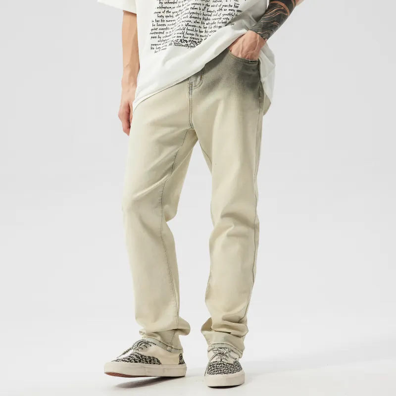 XINYINSU SS24 Jeans Unisex Gray White-3