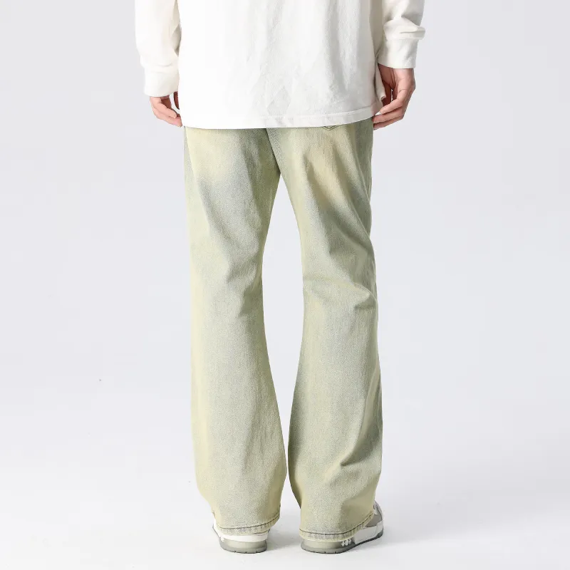 j brand yellow cropped jeans