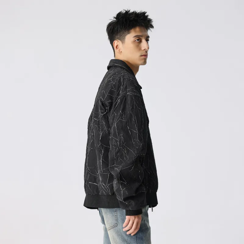 XINYINSU Jacket Spring And Fall Season Unisex Black-5