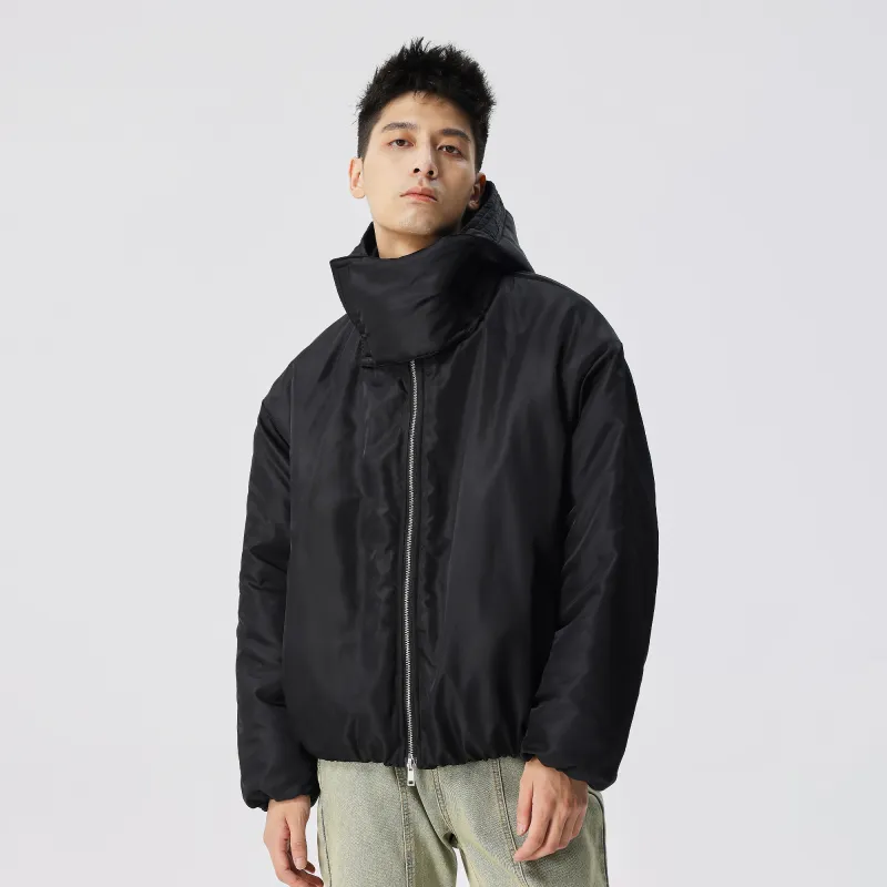 XINYINSU Puffer Jacket Coat Unisex Black-2