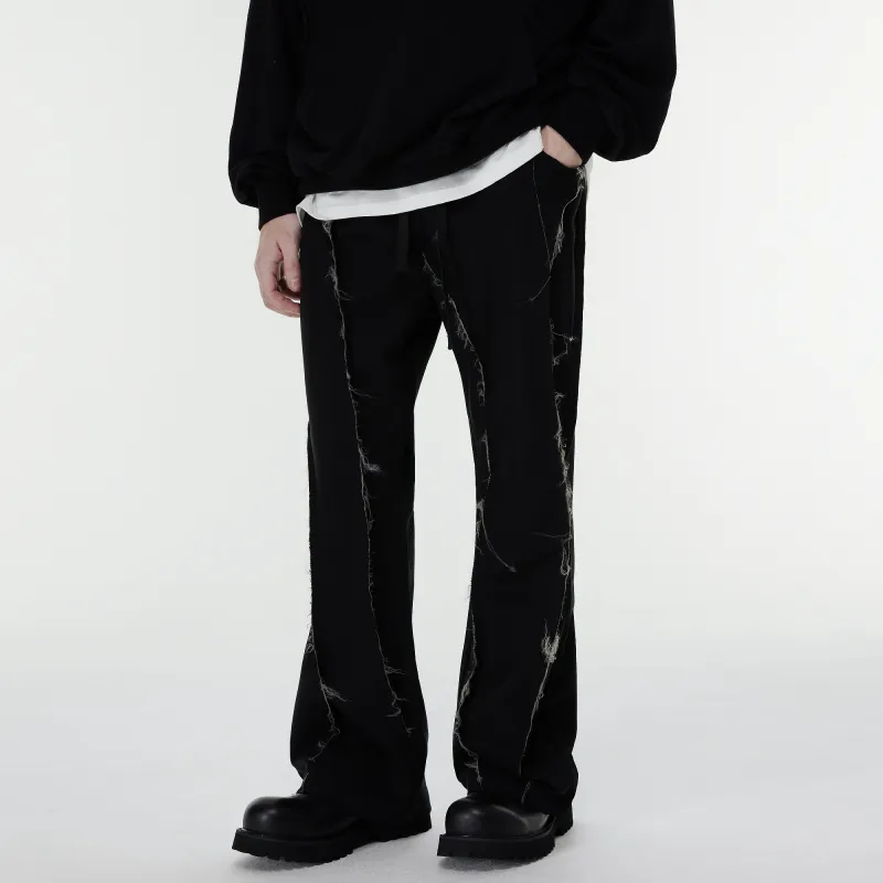 XINYINSU 24FW Casual Pants Unisex Black-3