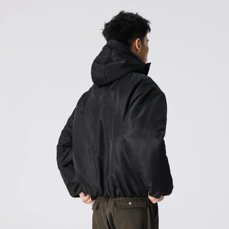 XINYINSU Puffer Jacket Coat Unisex Black-3