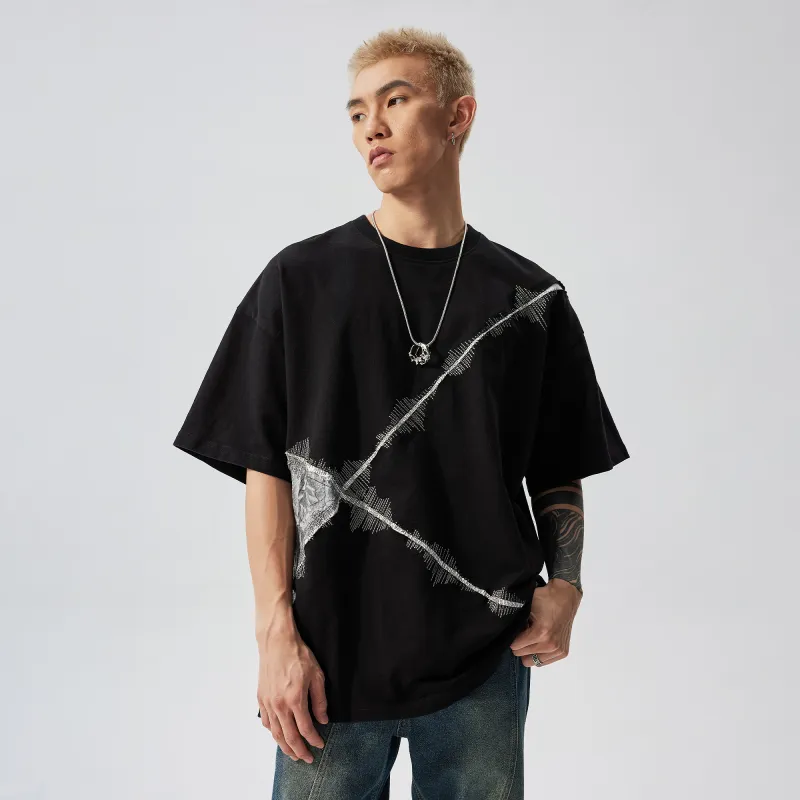 XINYINSU T Shirt Unisex Couple's Black-4