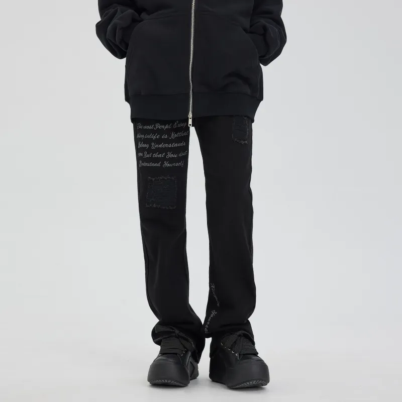 XINYINSU Jeans Unisex Yellow Mud-10