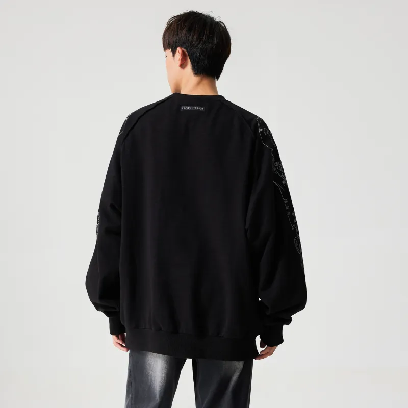 XINYINSU Sweatshirt Unisex Black The Last Rave-2