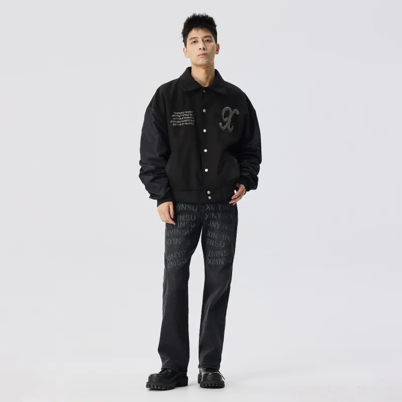 XINYINSU Jeans Unisex Black-6