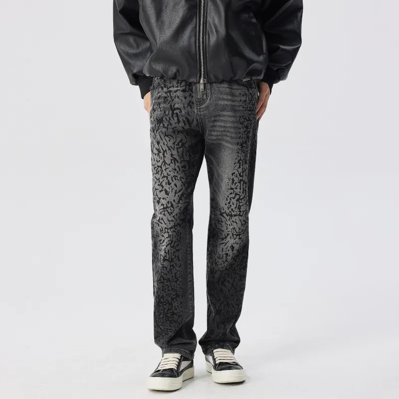 XINYINSU Jeans Unisex Black-2
