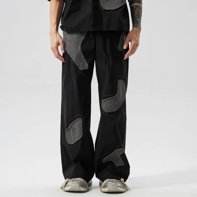 XINYINSU 24SS Casual Pants Unisex Black-2