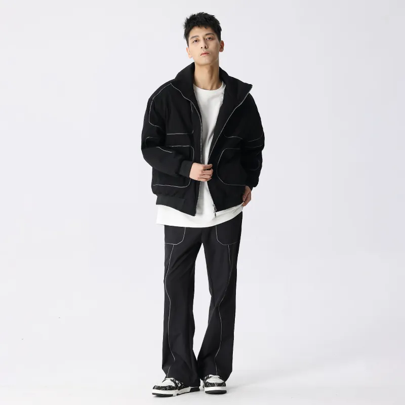 XINYINSU Puffer Jackets Unisex Black-7