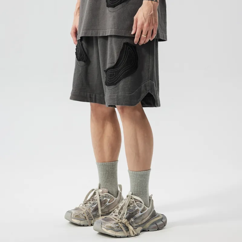 XINYINSU SS24 Casual Shorts Unisex Black-3