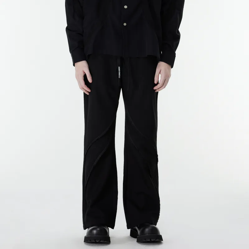 XINYINSU 24FW Casual Pants Unisex Black-2