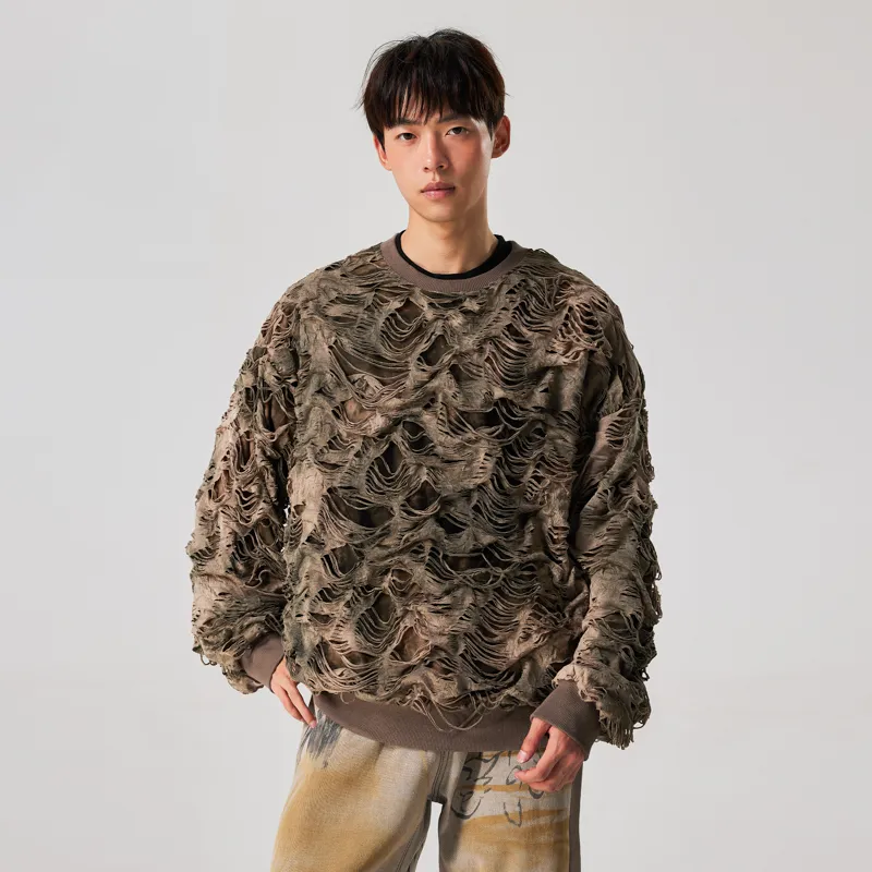 XINYINSU 24FW Sweatshirt Unisex Green-2