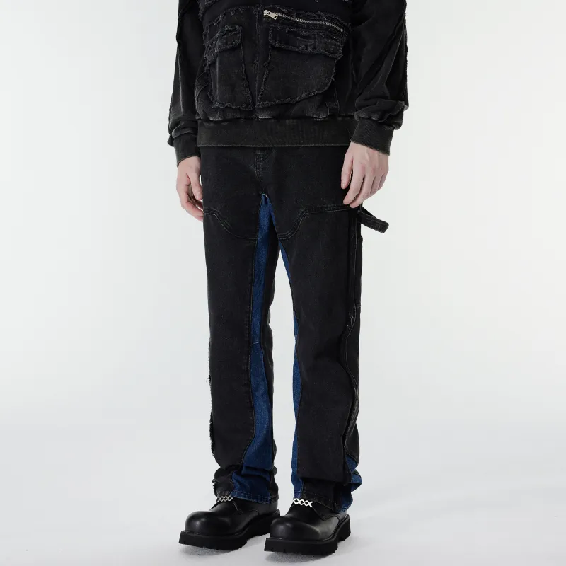 XINYINSU 24FW Jeans Unisex Black-3