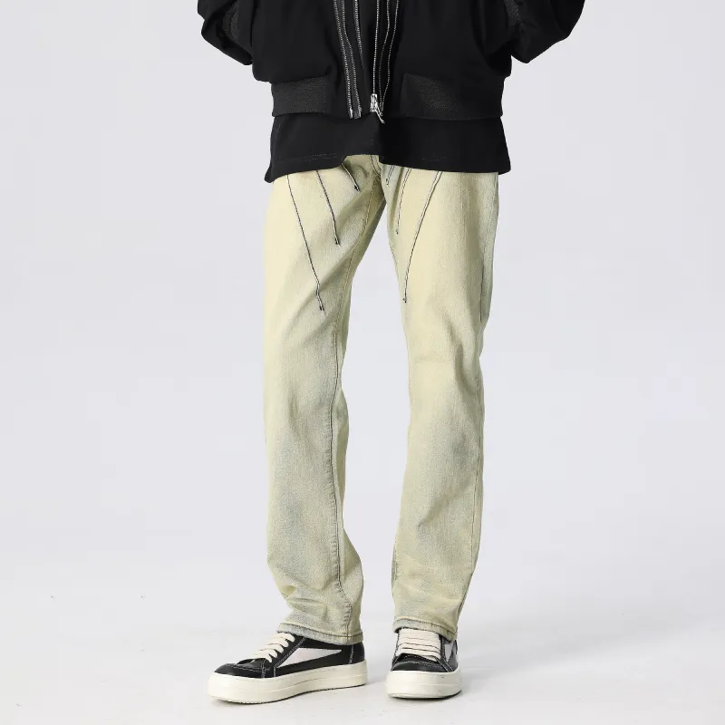 XINYINSU Jeans Unisex Dark Blue-3