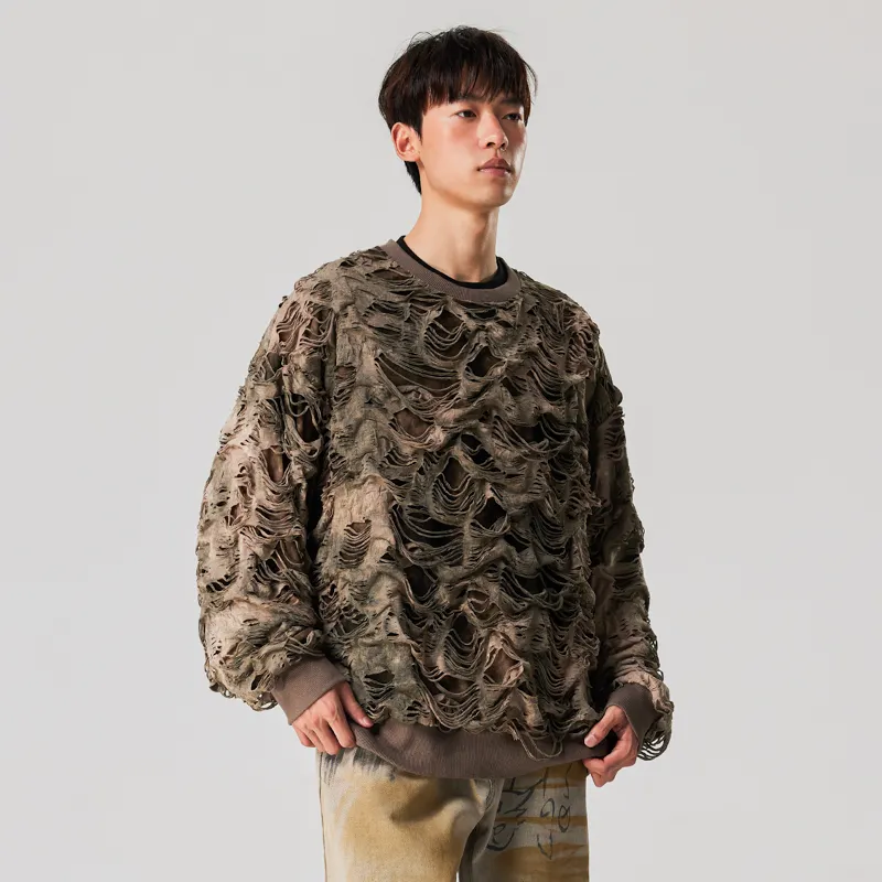 XINYINSU 24FW Sweatshirt Unisex Green-3
