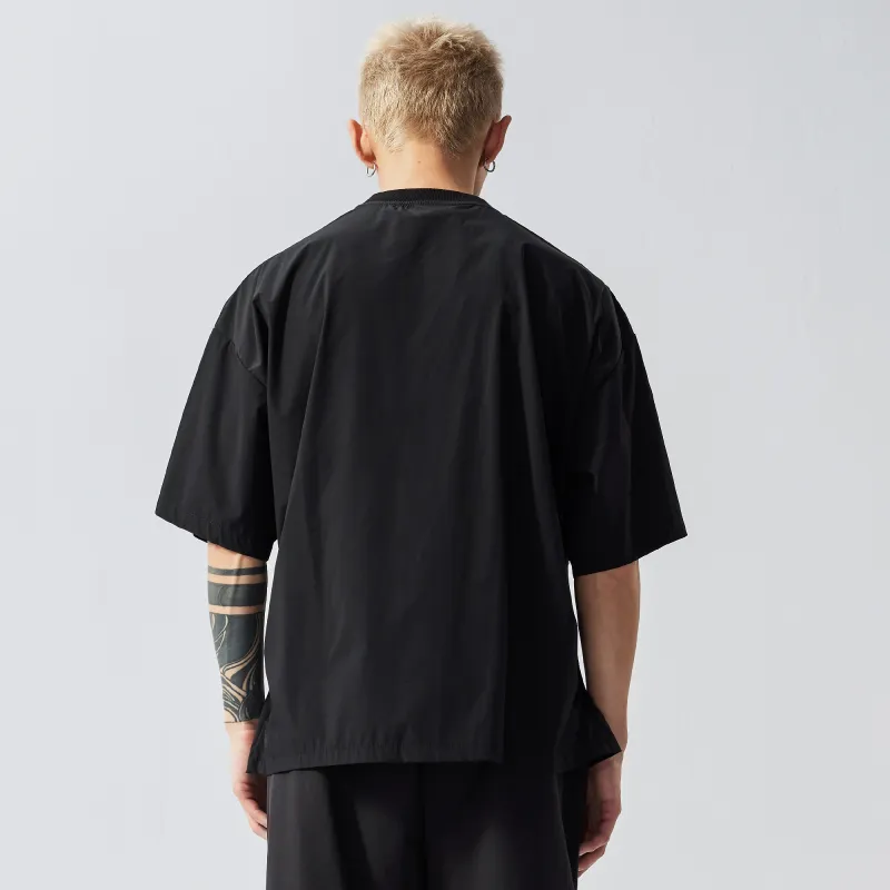 XINYINSU 24SS Short Sleeved T Shirts Unisex Black-2