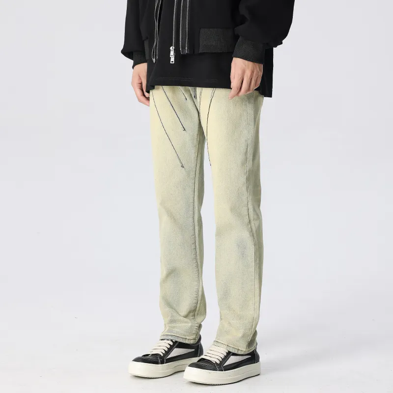 XINYINSU Jeans Unisex Dark Blue-2