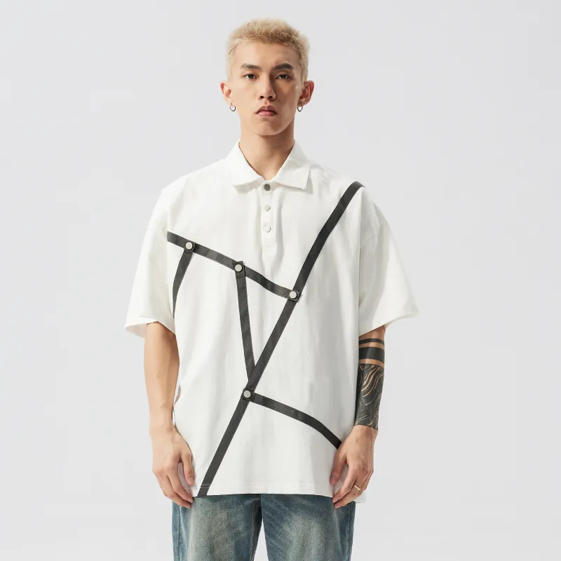 XINYINSU 24SS Polo Shirt Unisex White-2