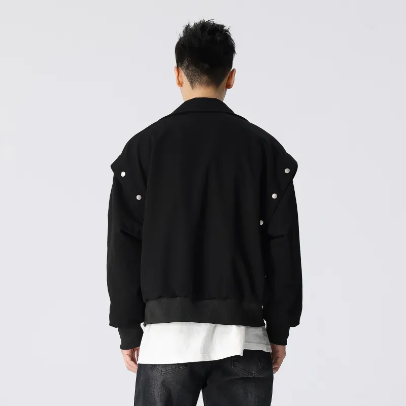 XINYINSU Jackets Coats Unisex Black-5