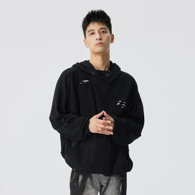 XINYINSU Sweatshirt Unisex Black-3
