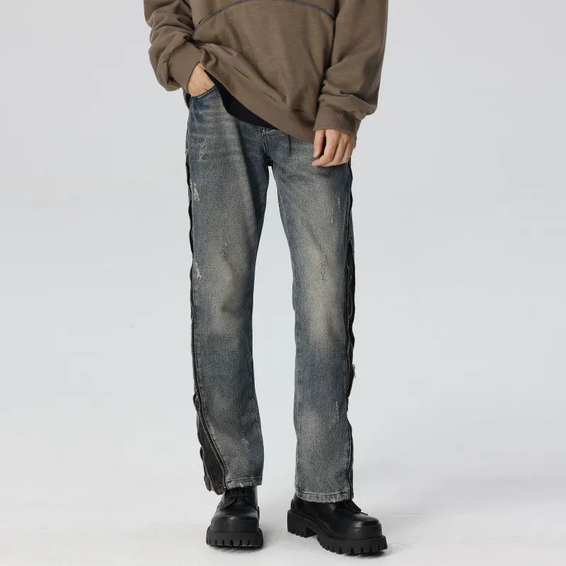 XINYINSU Jeans Unisex-10