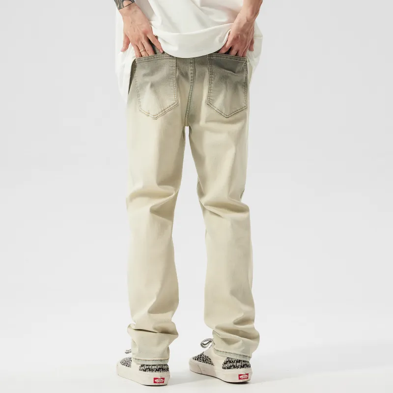 XINYINSU SS24 Jeans Unisex Gray White-5