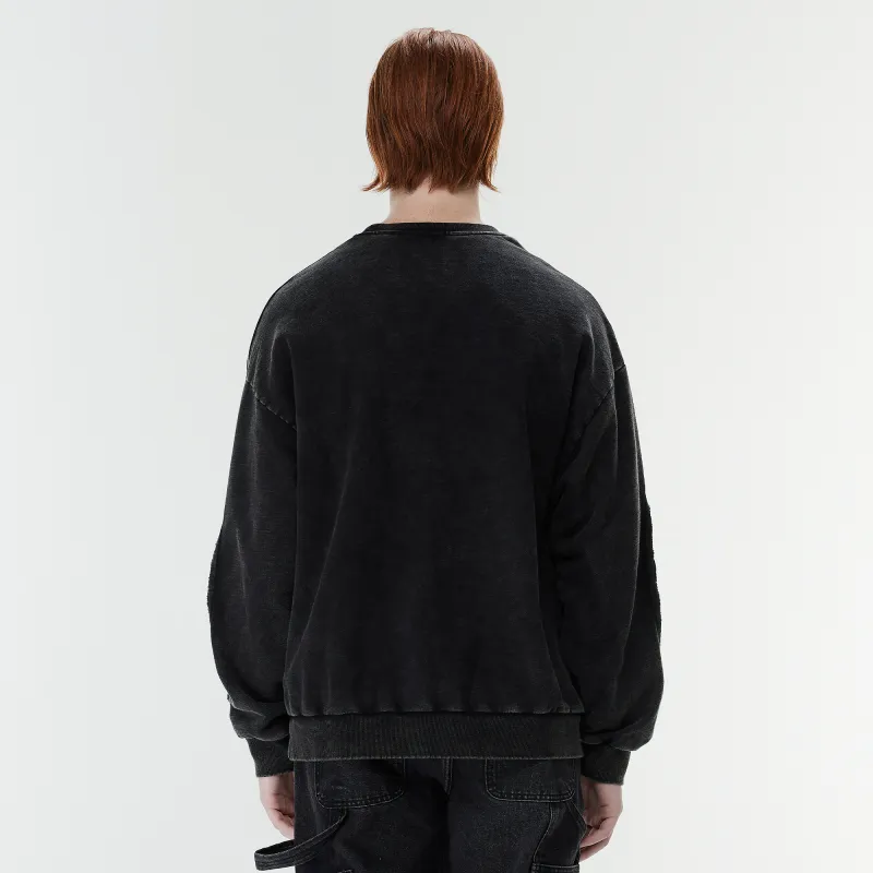 XINYINSU 24FW Sweatshirt Unisex Black-3