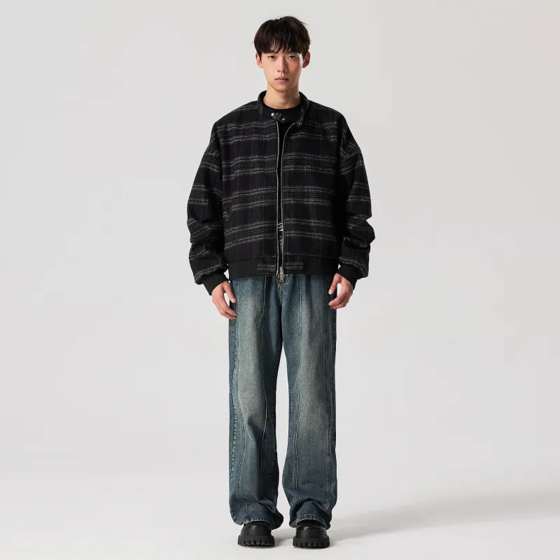 XINYINSU 24FW Jeans Unisex Dark Blue-6