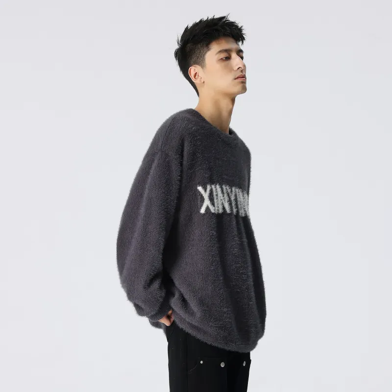 XINYINSU Sweaters Unisex Gray-4