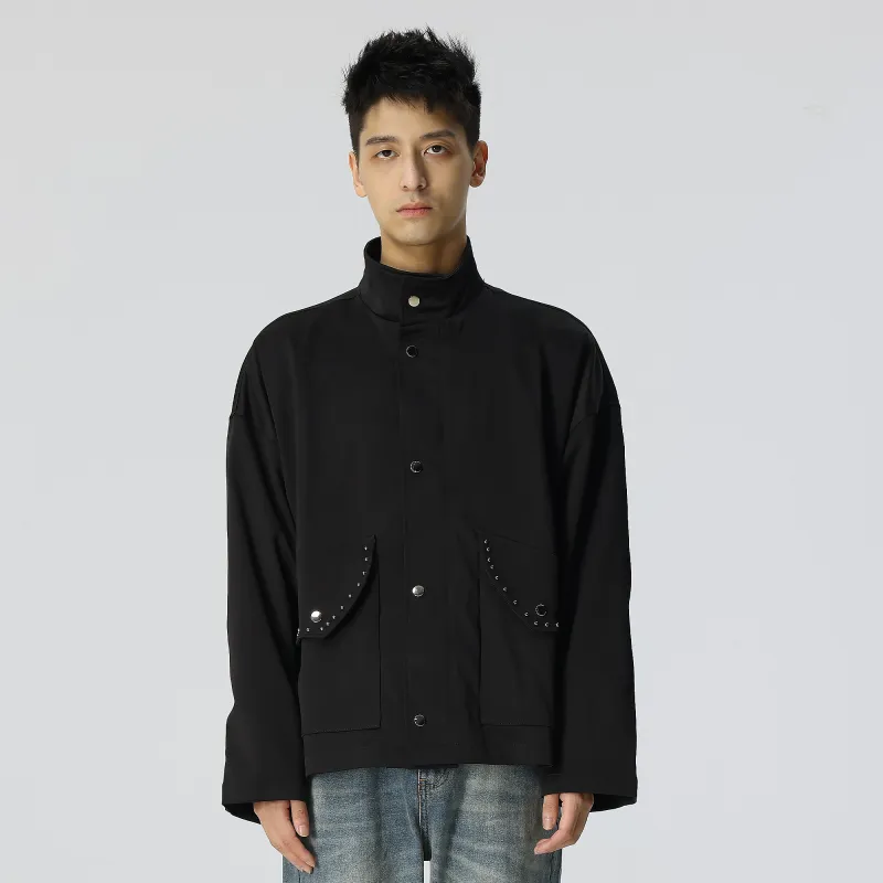 XINYINSU Jackets Unisex Black-4