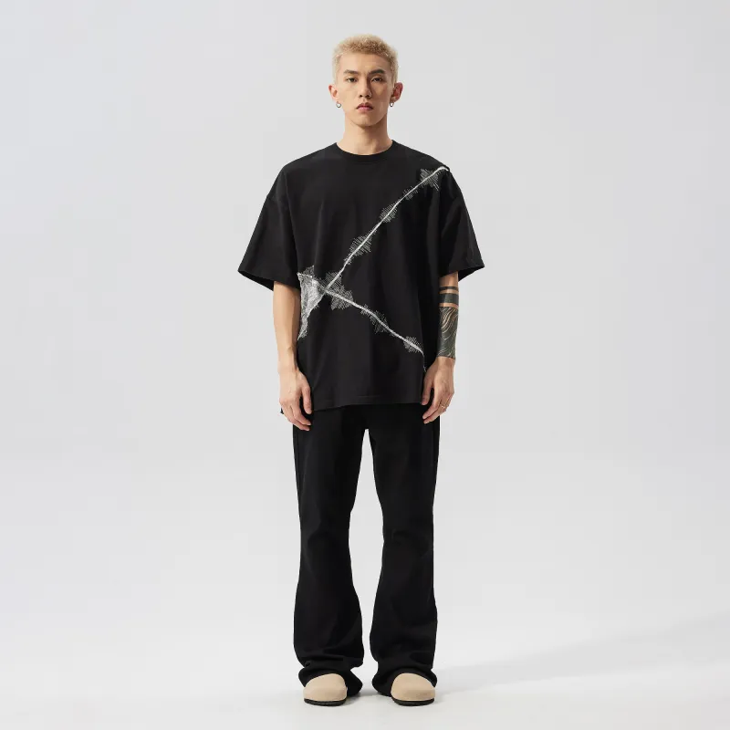 XINYINSU T Shirt Unisex Couple's Black-7