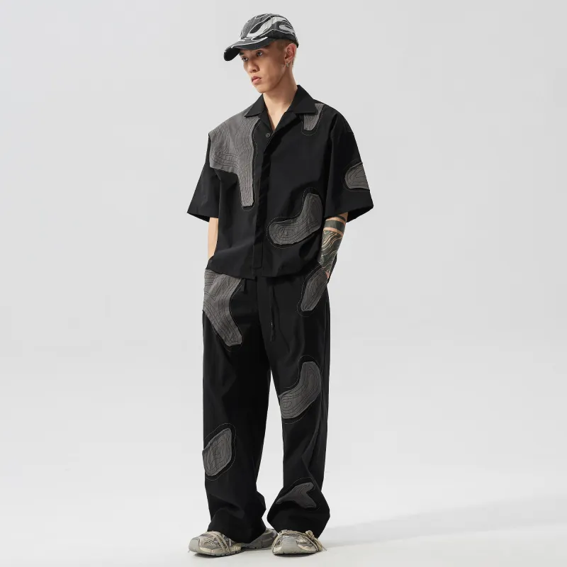 XINYINSU 24SS Casual Pants Unisex Black-7