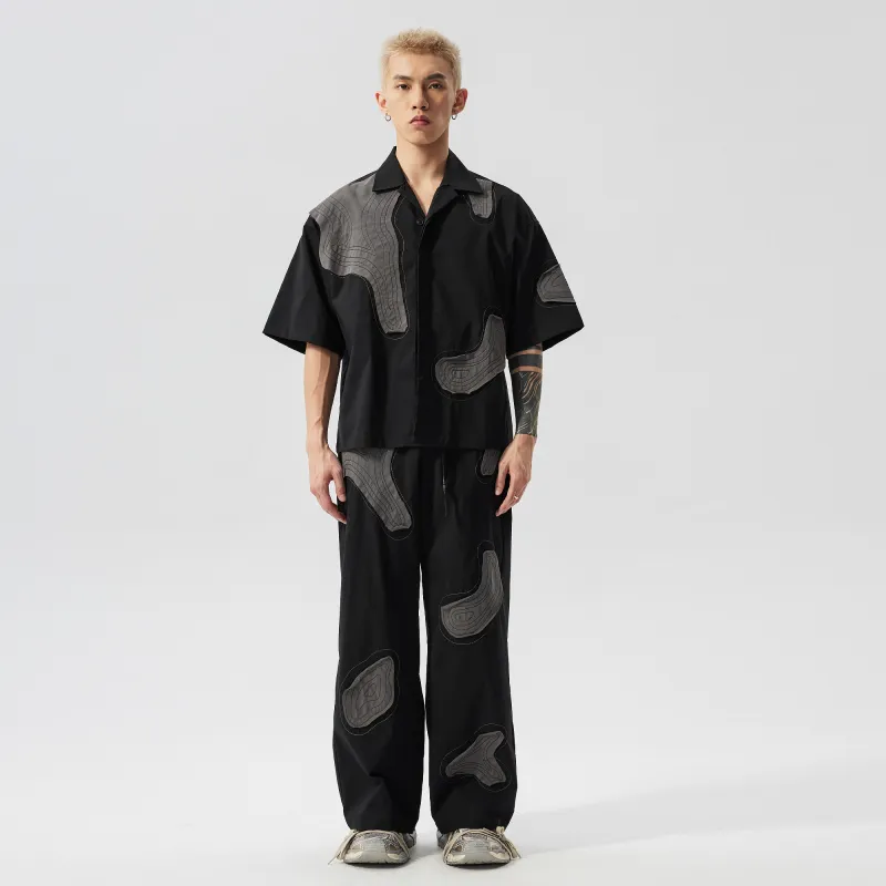XINYINSU 24SS Casual Pants Unisex Black-6