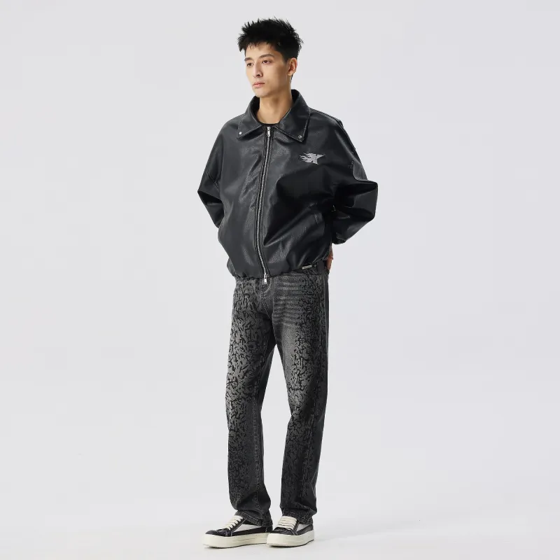 XINYINSU Jeans Unisex Black-6