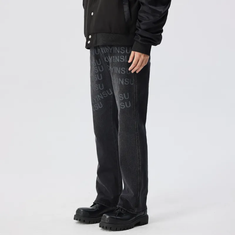 XINYINSU Jeans Unisex Black-3