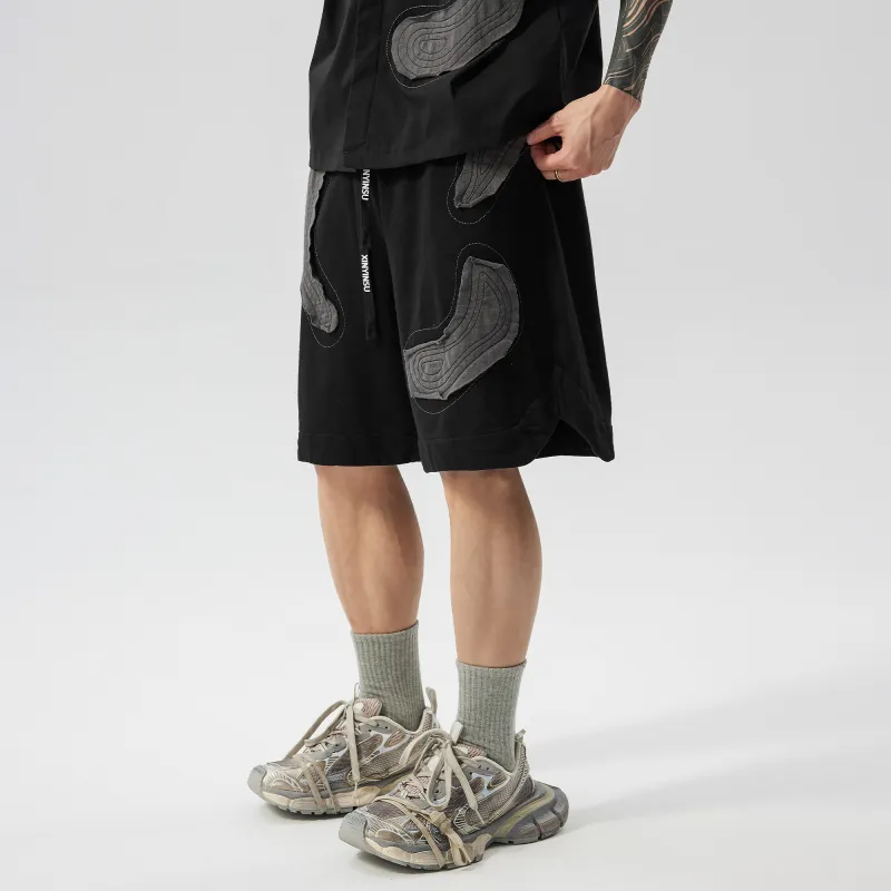 XINYINSU SS24 Casual Shorts Unisex Black-8