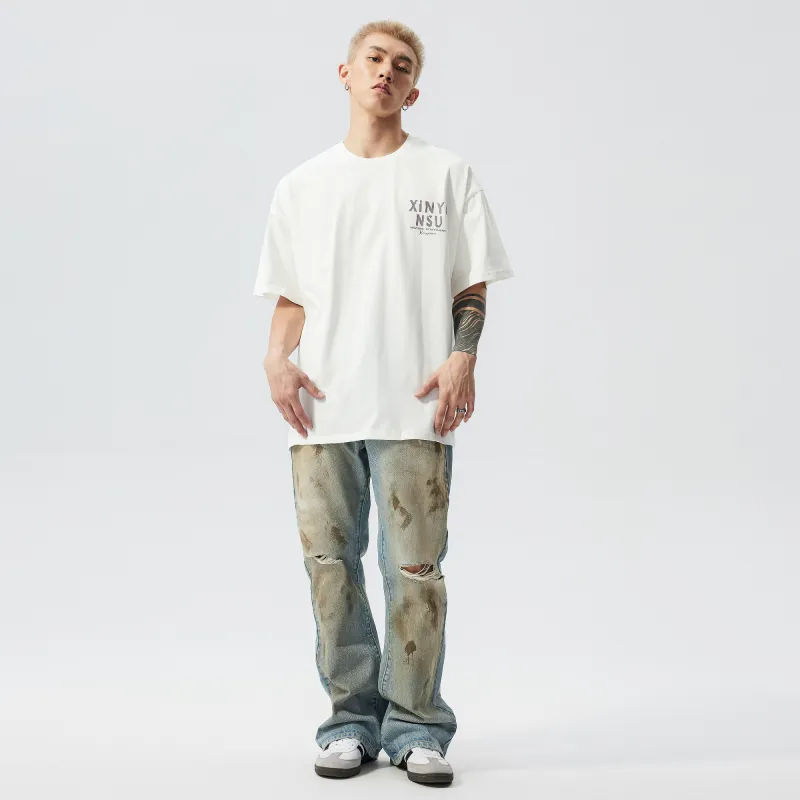 XINYINSU Jeans Unisex Blue-6