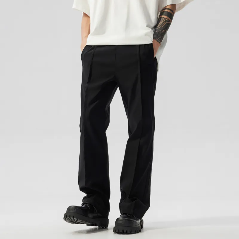 XINYINSU Casual Pants Unisex Black-5