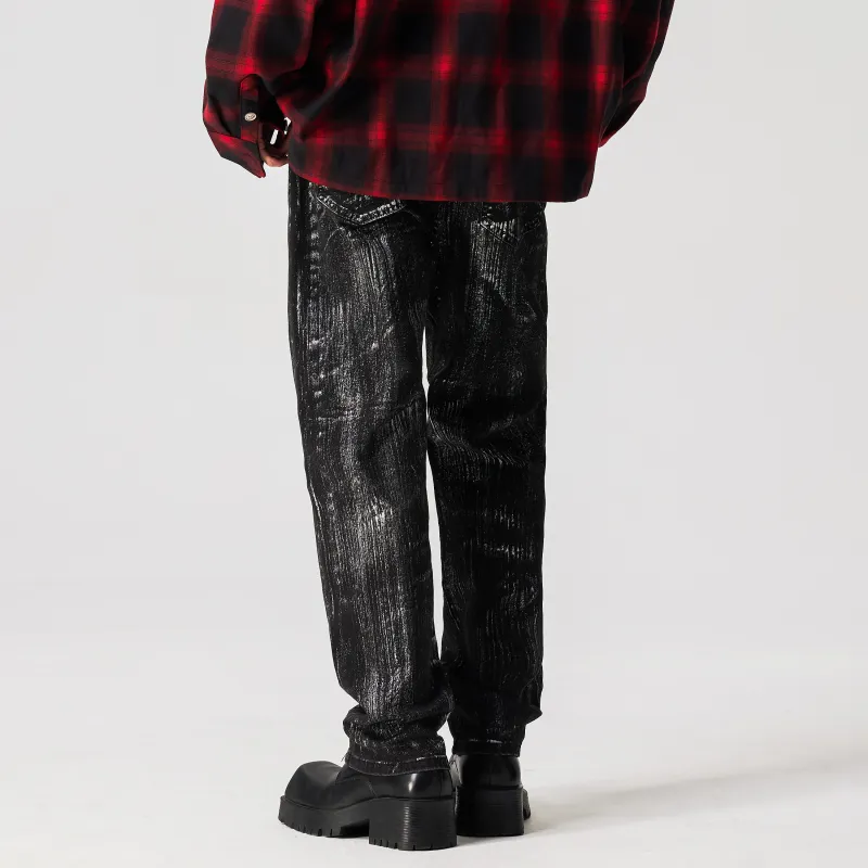 XINYINSU 24FW Jeans Unisex Black-6