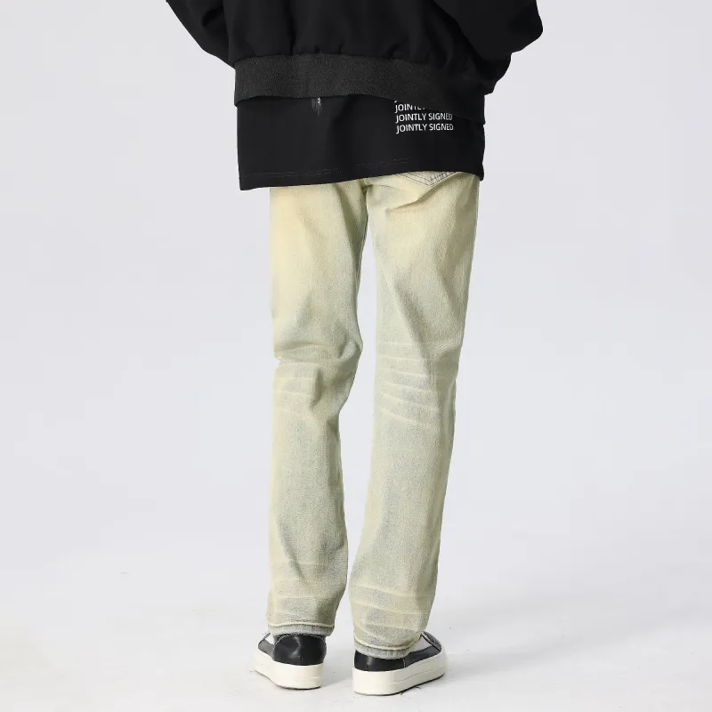 XINYINSU Jeans Unisex Dark Blue-4