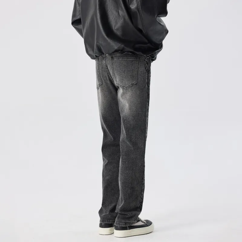XINYINSU Jeans Unisex Black-4
