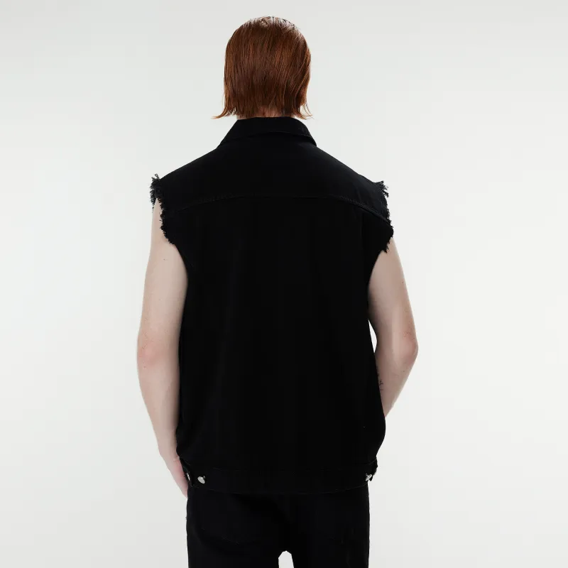 XINYINSU 24FW Vest Unisex Black-2